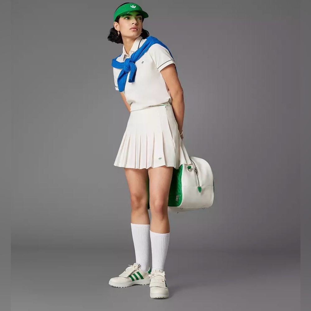 adidas Originals Women's 14" Pleated Golf Skort in Chalk White